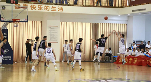 “國緣V3-2023江蘇企業籃球聯賽”揚州站在邁安德集團活動中心開賽